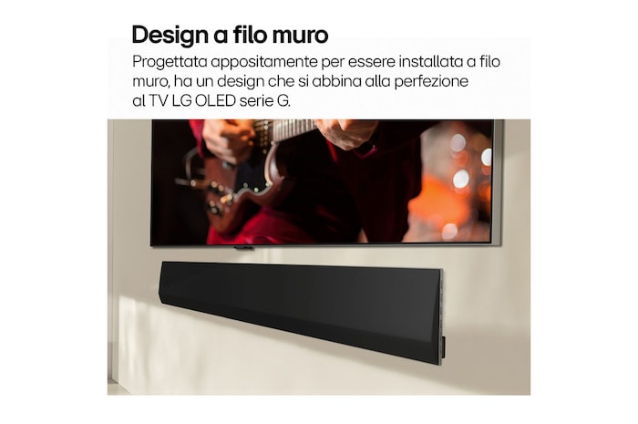 LG Soundbar SG10TY I 420W su 3.1 canali I Dolby Atmos, Wi-Fi, Design a filo muro, Spotify Connect, Airplay2, WOWCAST, SG10TY